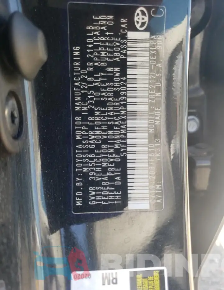 5YFEPMAEXMP199024 Photo# 12