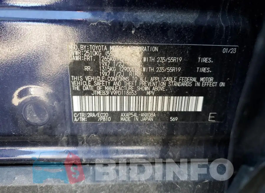 JTMEB3FV9PD118653 Photo# 14
