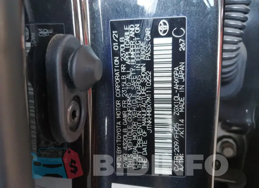 JTNKHMBX7M1110252 Photo# 13