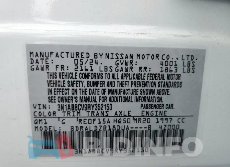 3N1AB8CV9RY352150 Photo# 13