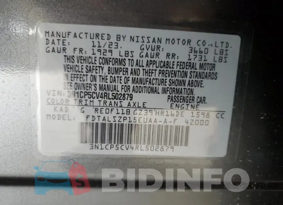 3N1CP5CV4RL502879 Photo# 13