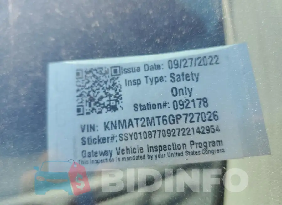 KNMAT2MT6GP727026 Photo# 13