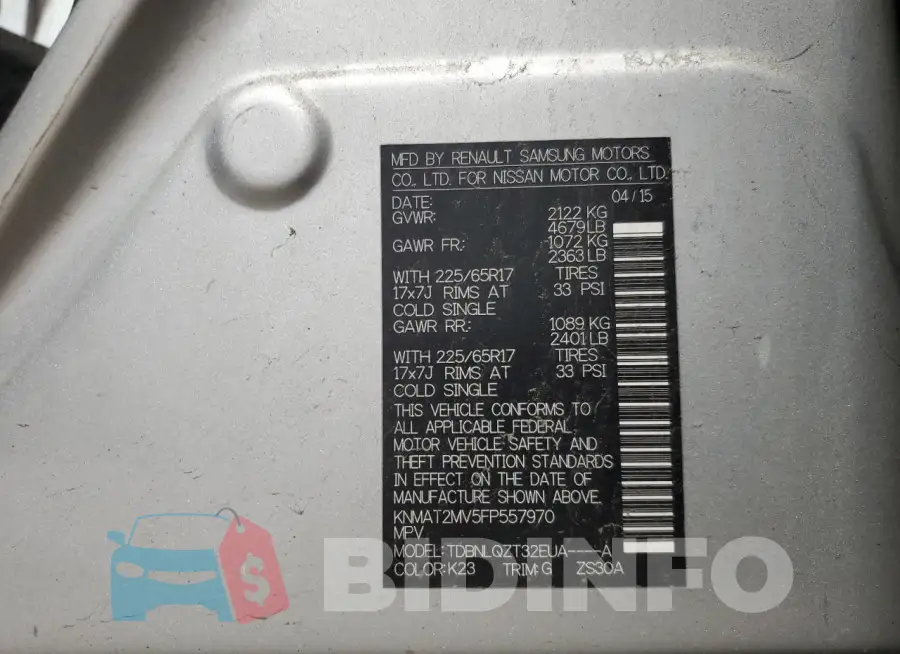KNMAT2MV5FP557970 Photo# 13
