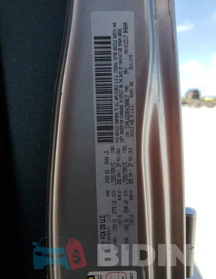 1C4BJWDG6HL580817 Photo# 13