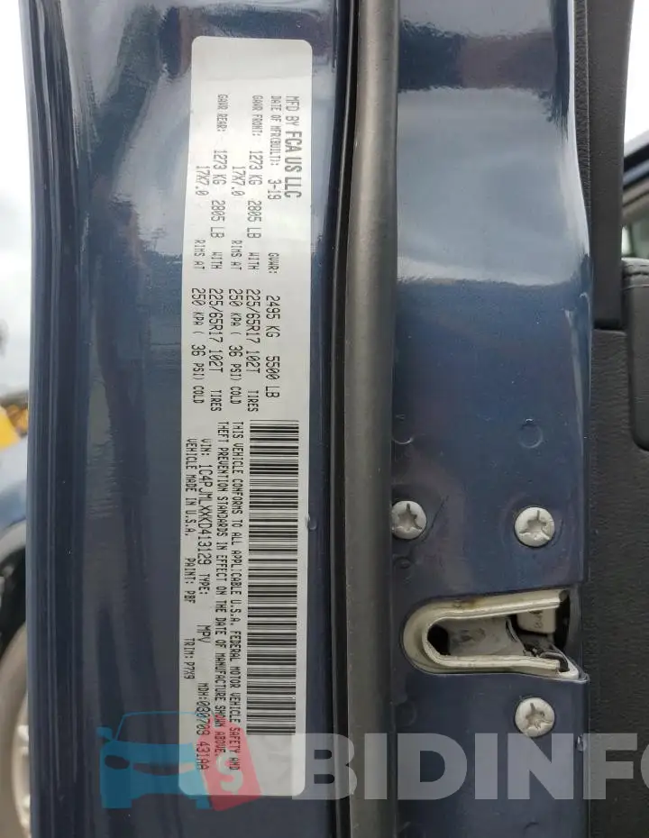 1C4PJMLXXKD413129 Photo# 14