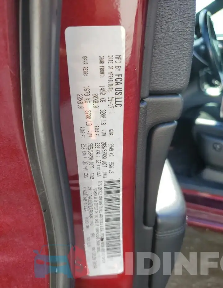 1C4RJEAG3JC208404 Photo# 13