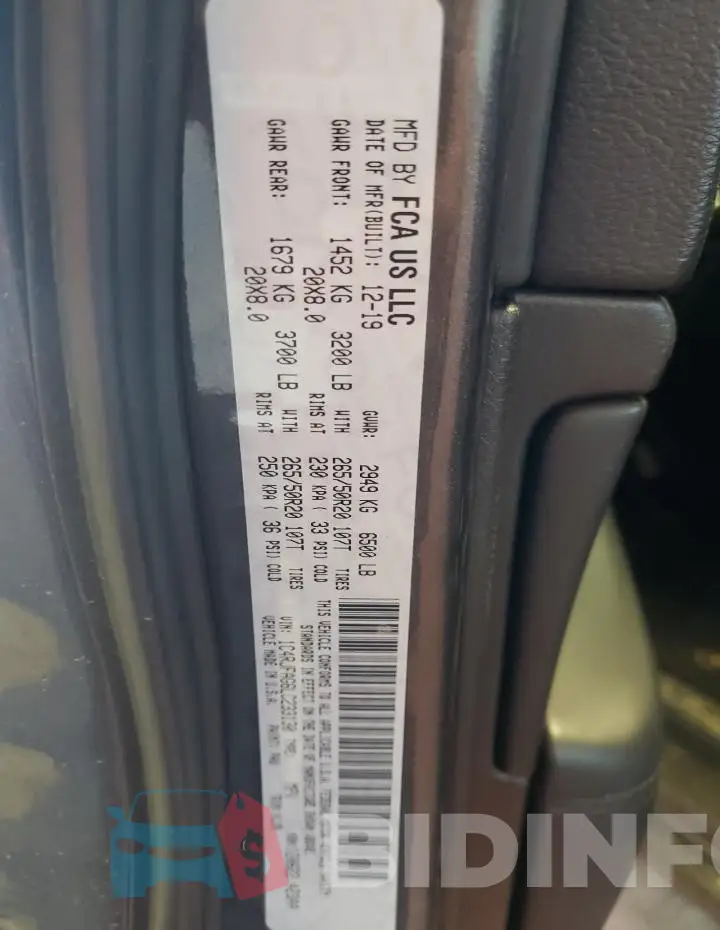 1C4RJFAG6LC233130 Photo# 13