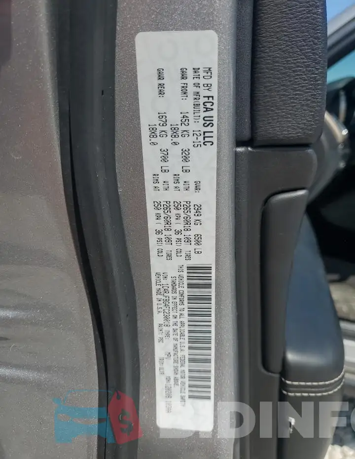 1C4RJFBG4FC230018 Photo# 13
