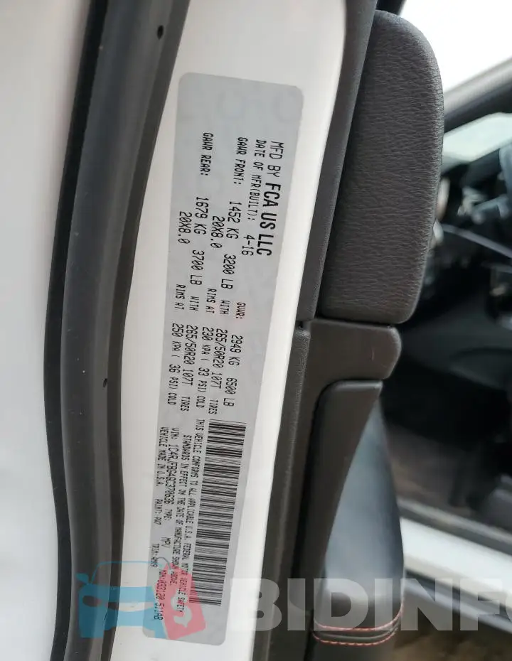 1C4RJFBG4GC370636 Photo# 13