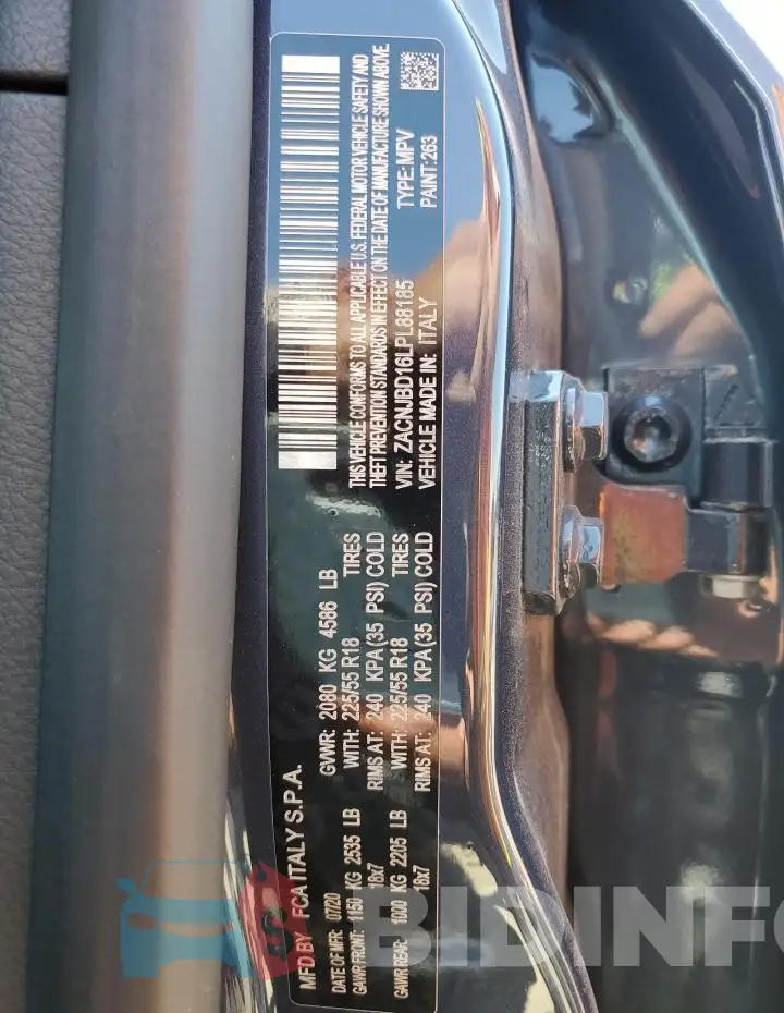 ZACNJBD16LPL88185 Photo# 13