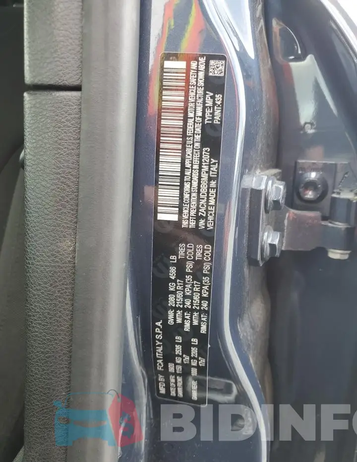 ZACNJDBB6MPM12073 Photo# 13