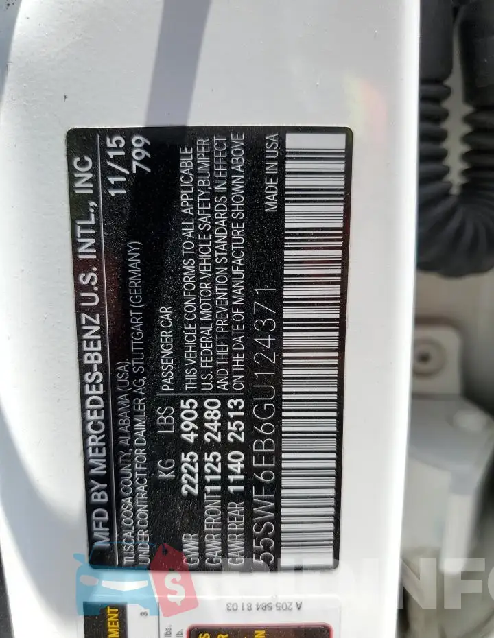 55SWF6EB6GU124371 Photo# 13