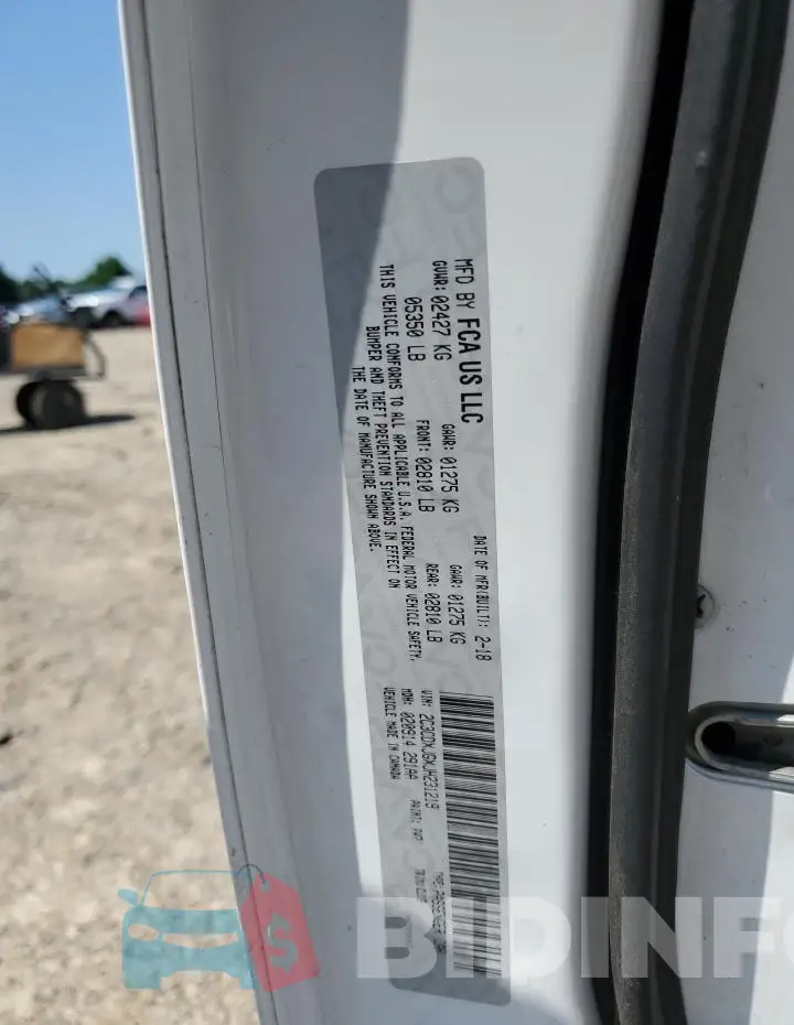 2C3CDXJGXJH231219 Photo# 12