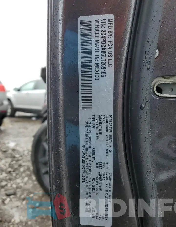 3C4PDCAB5LT269106 Photo# 14
