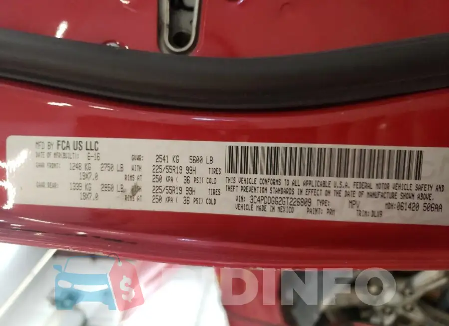 3C4PDDGG2GT226809 Photo# 13