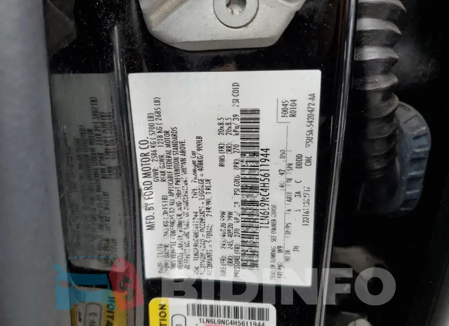 1LN6L9NC4H5611944 Photo# 12