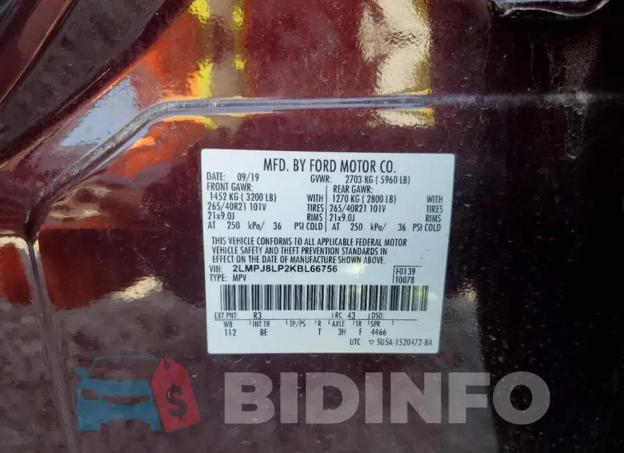 2LMPJ8LP2KBL66756 Photo# 13