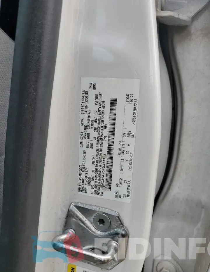5LMCJ1A95FUJ11182 Photo# 13