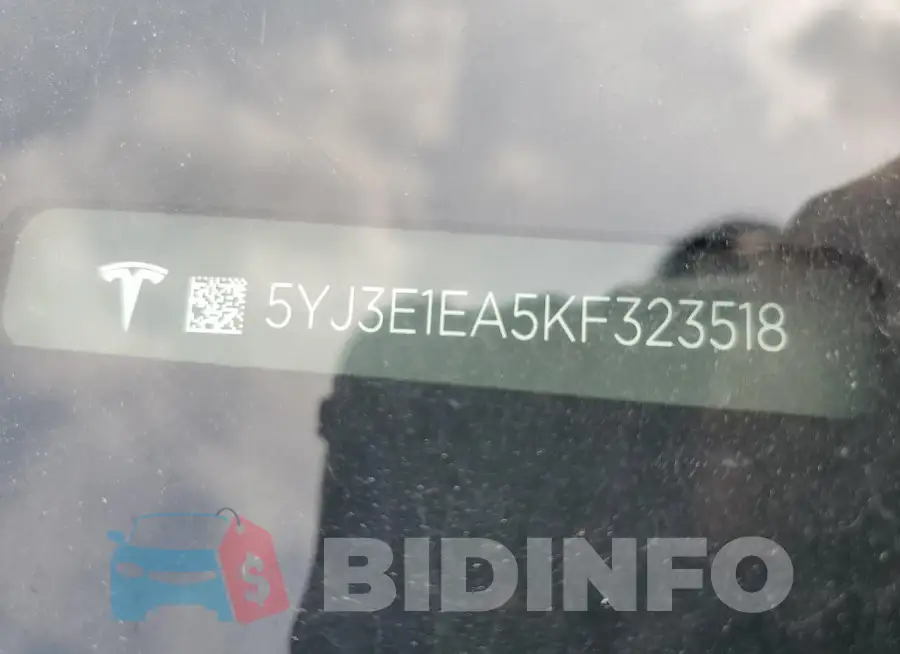 5YJ3E1EA5KF323518 Photo# 12