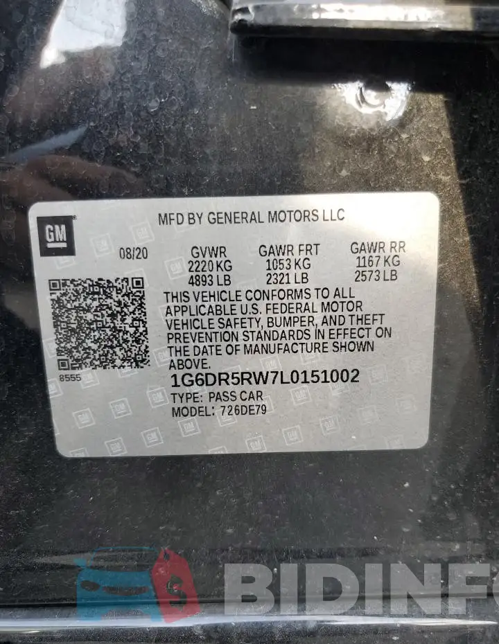1G6DR5RW7L0151002 Photo# 13