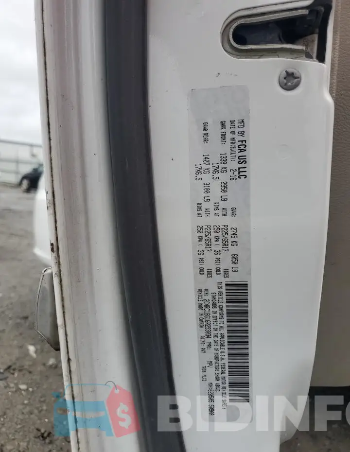 2C4RC1BG1GR293034 Photo# 13