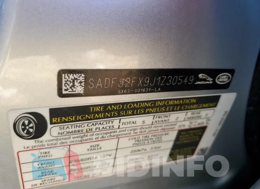 SADFJ2FX9J1Z30549 Photo# 12