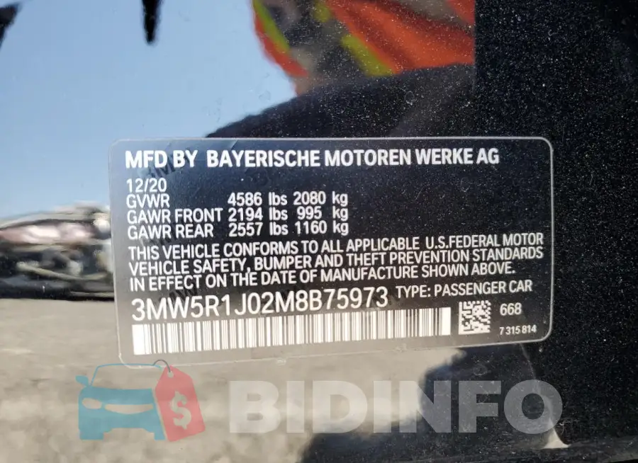 3MW5R1J02M8B75973 Photo# 12