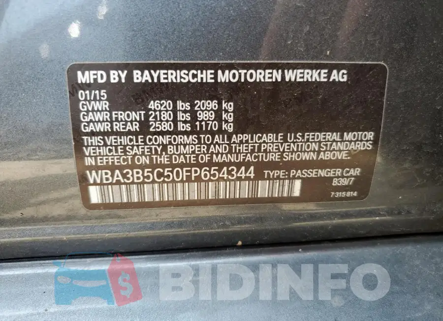 WBA3B5C50FP654344 Photo# 13