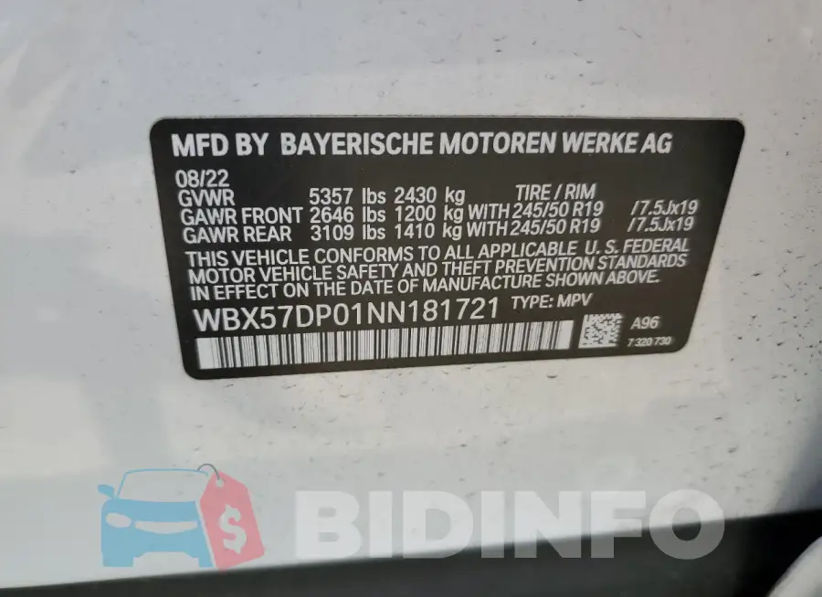 WBX57DP01NN181721 Photo# 13