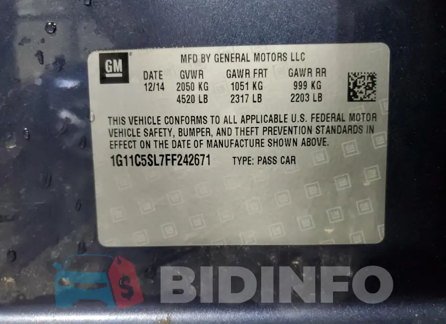 1G11C5SL7FF242671 Photo# 13
