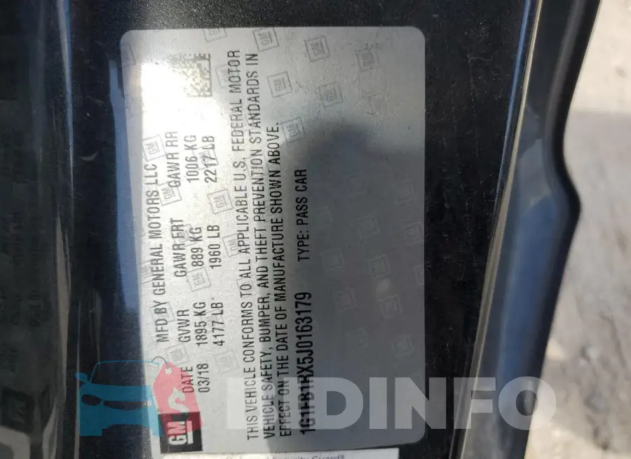 1G1FB1RX5J0163179 Photo# 12