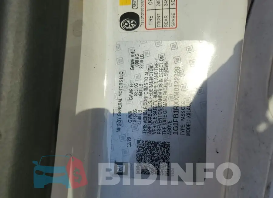 1G1FB1RXXM0122728 Photo# 12