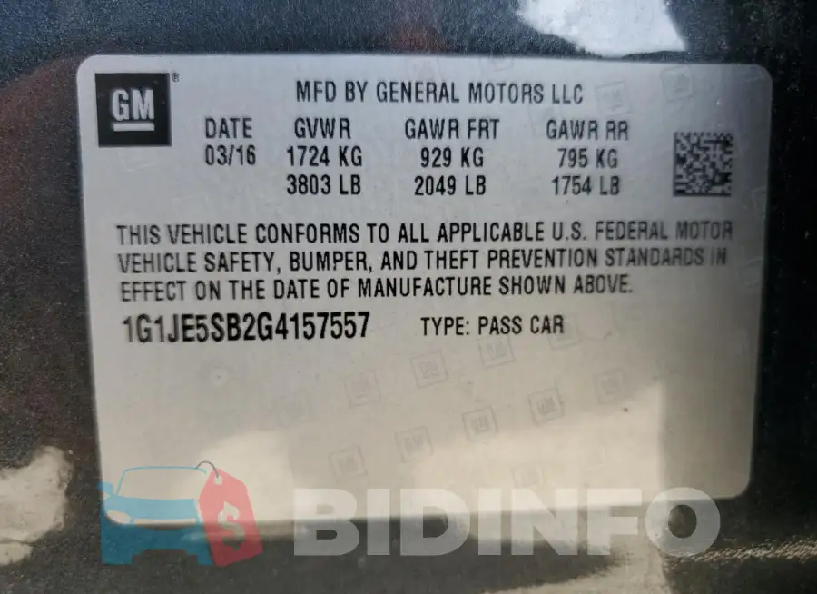 1G1JE5SB2G4157557 Photo# 12