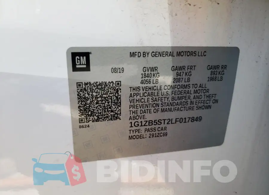 1G1ZB5ST2LF017849 Photo# 12