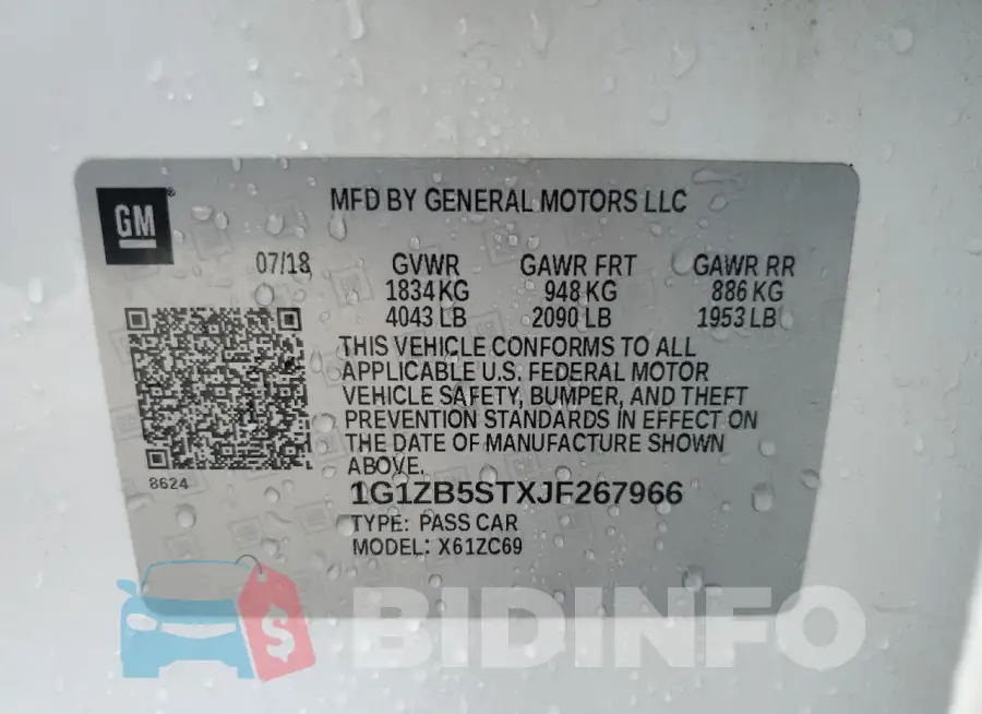 1G1ZB5STXJF267966 Photo# 12