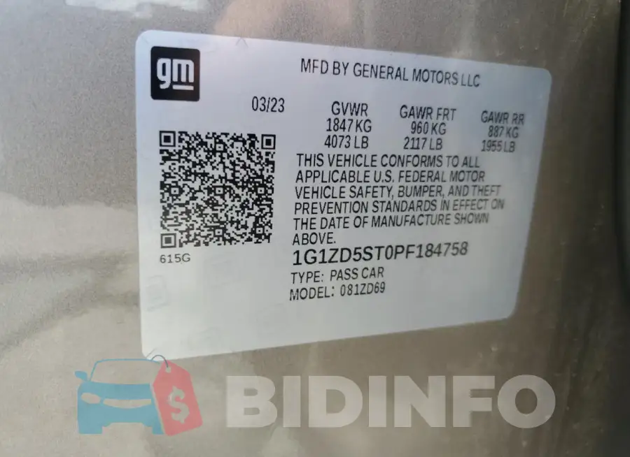 1G1ZD5ST0PF184758 Photo# 12