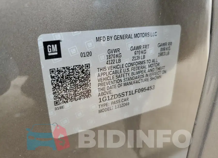1G1ZD5ST1LF095453 Photo# 12