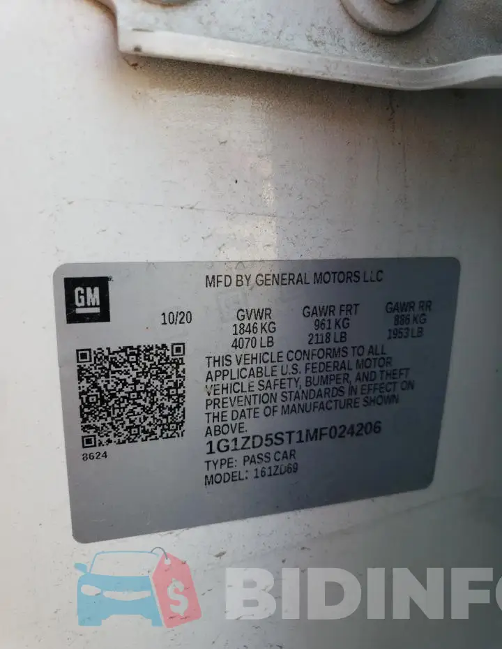 1G1ZD5ST1MF024206 Photo# 12