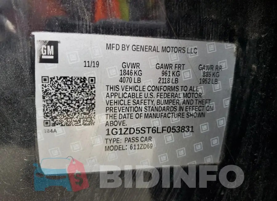 1G1ZD5ST6LF053831 Photo# 13