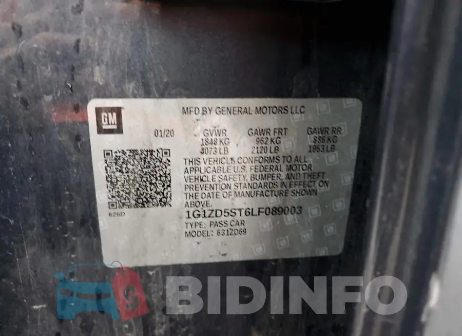 1G1ZD5ST6LF089003 Photo# 13