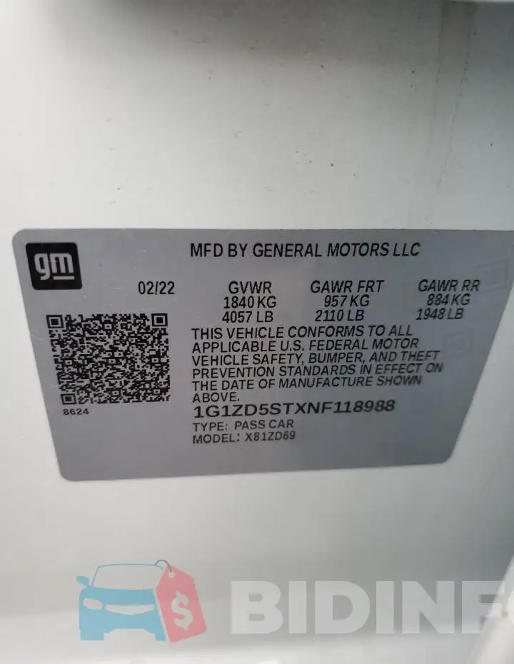 1G1ZD5STXNF118988 Photo# 12
