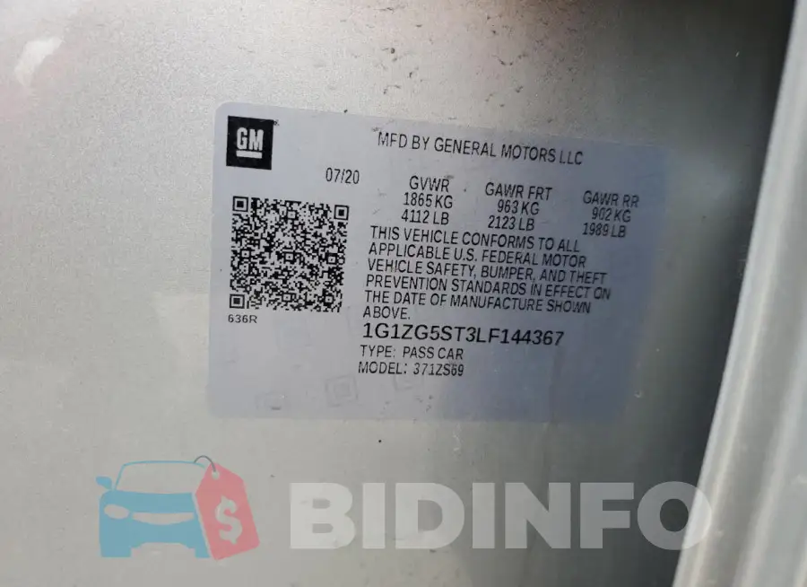1G1ZG5ST3LF144367 Photo# 13