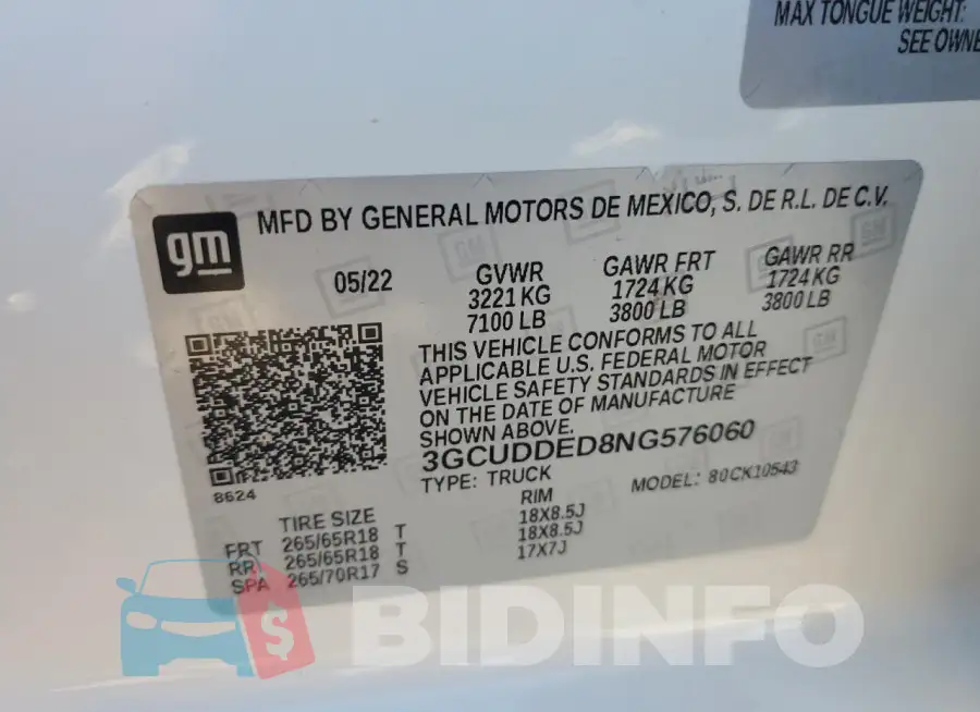 3GCUDDED8NG576060 Photo# 12