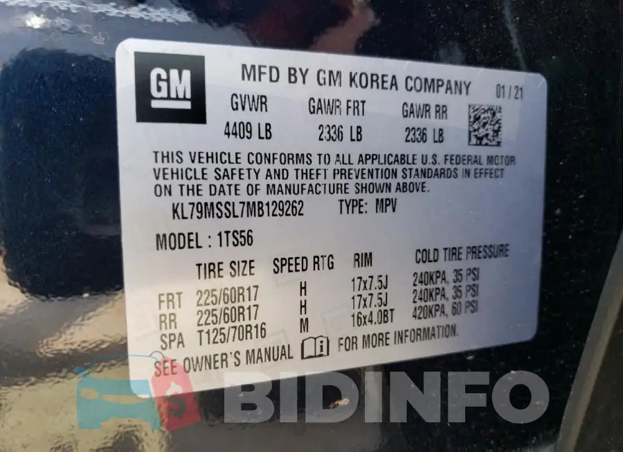 KL79MSSL7MB129262 Photo# 13