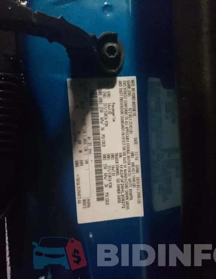 1FADP3F29HL208272 Photo# 12