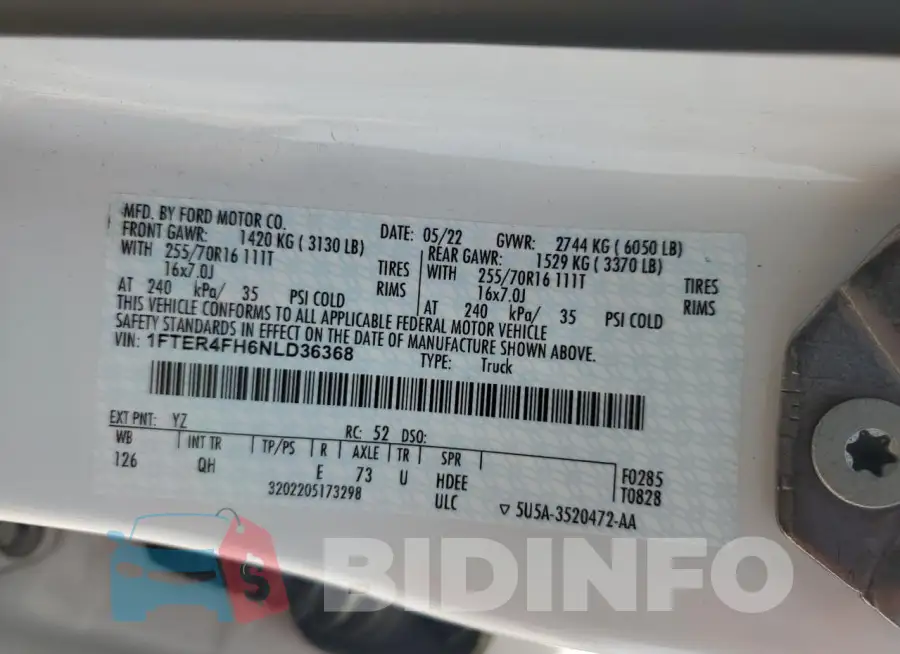 1FTER4FH6NLD36368 Photo# 12