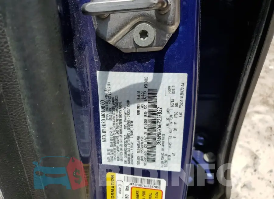 3FA6P0G76GR257852 Photo# 12