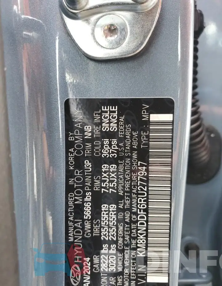 KM8KNDDF6RU277947 Photo# 12