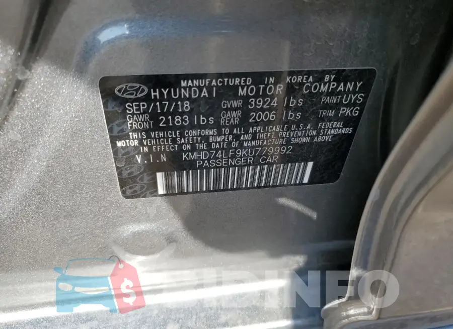 KMHD74LF9KU779992 Photo# 12