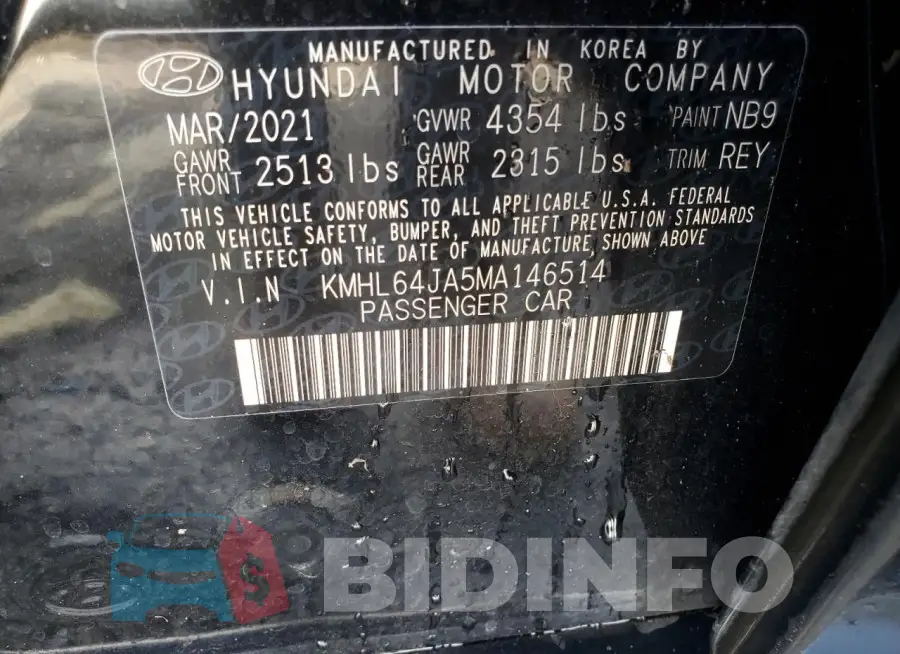 KMHL64JA5MA146514 Photo# 12